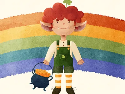 Lucky Charm illustration procreate