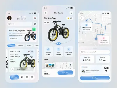 Smart Electric Bike Mobile App UI/UX anti theft alert app interface battery management bike app bike tracking app design veli e bike dashboard e bike mobile app electric bike control electric mobility gps bike navigation minimal design mobile app mordern app product design ride analytics smart electric bike app smart transportation ui ux design urban commuting