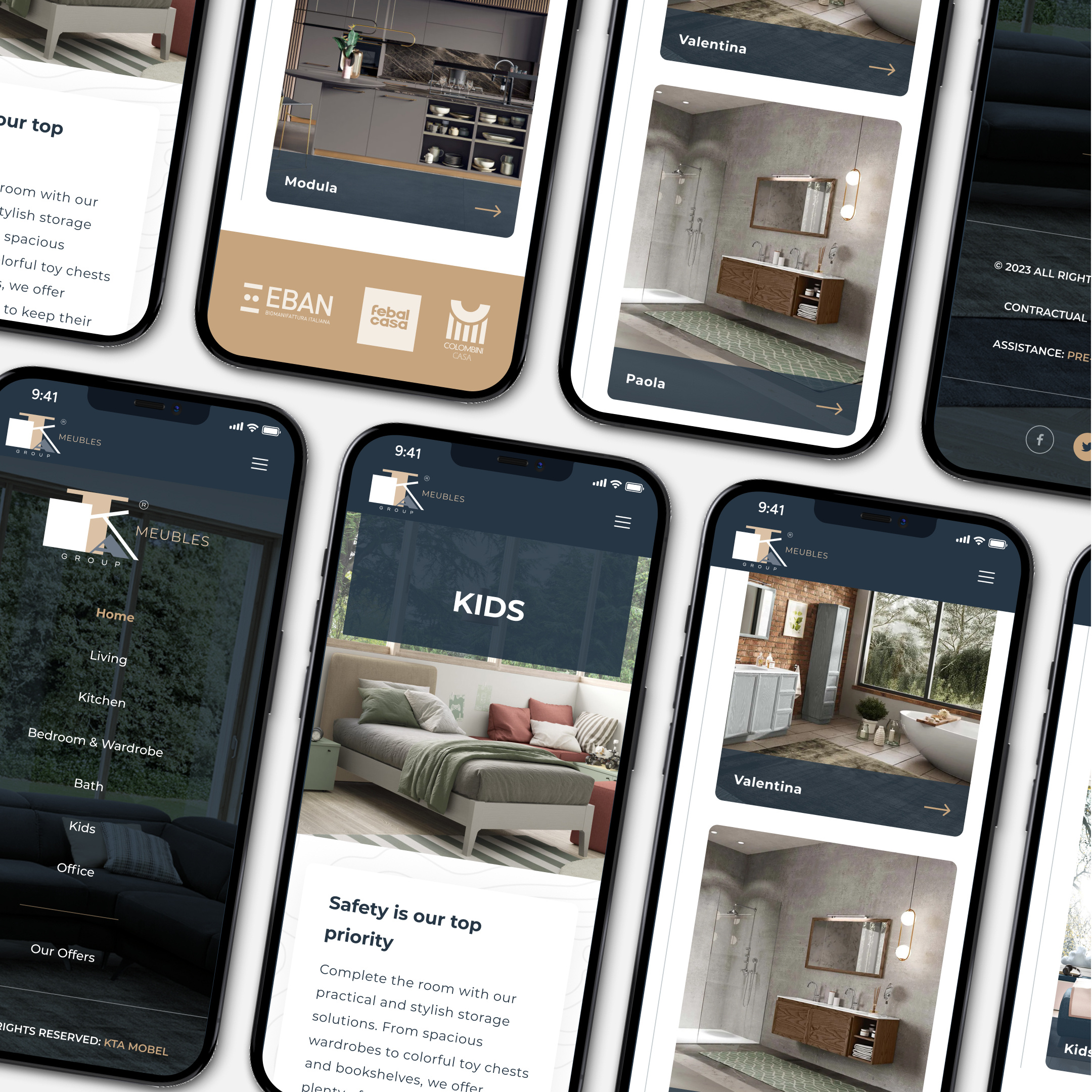 KTA Mobel branding ui ui strategy ux strategy web design