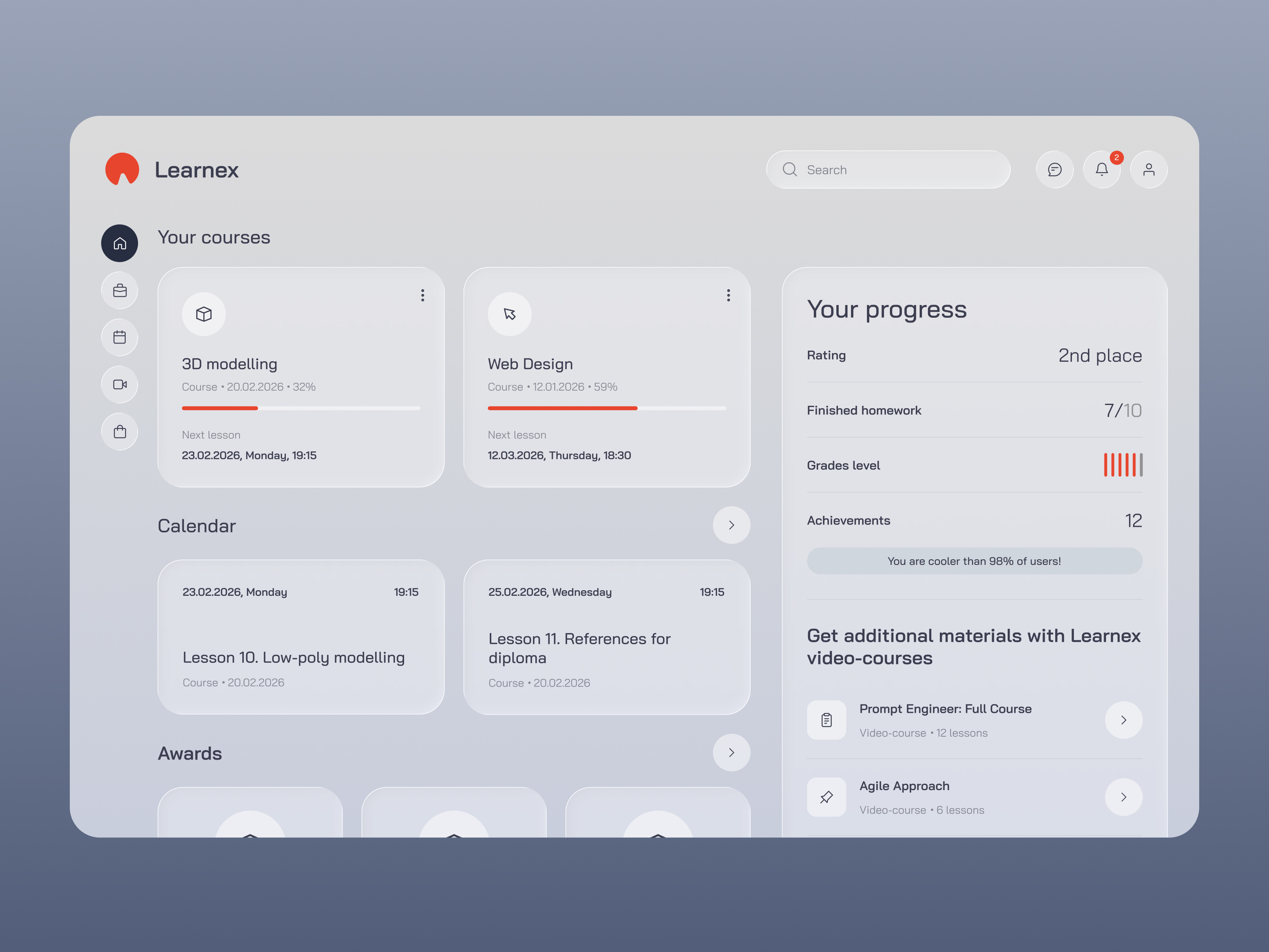 Example of Learning platform
