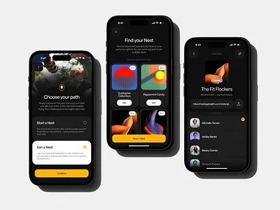 NestEgg: Mobile App UI app design b2b branding design design studio fitness fitness app interface mobile mobile design mobile ui product design ui user experience ux web app design