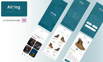 E-Commerce App UI adobe xd graphic design ui