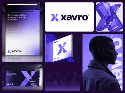 XAVRO — Branding for tech startup, X Logo, Visual Identity brand brand identity branding build startup agency creative agency full brand identity future startup identity logo logo design logo mark logotype modern branding startup agency tech agency tech logo tech startup tech startup branding visual identity x logo