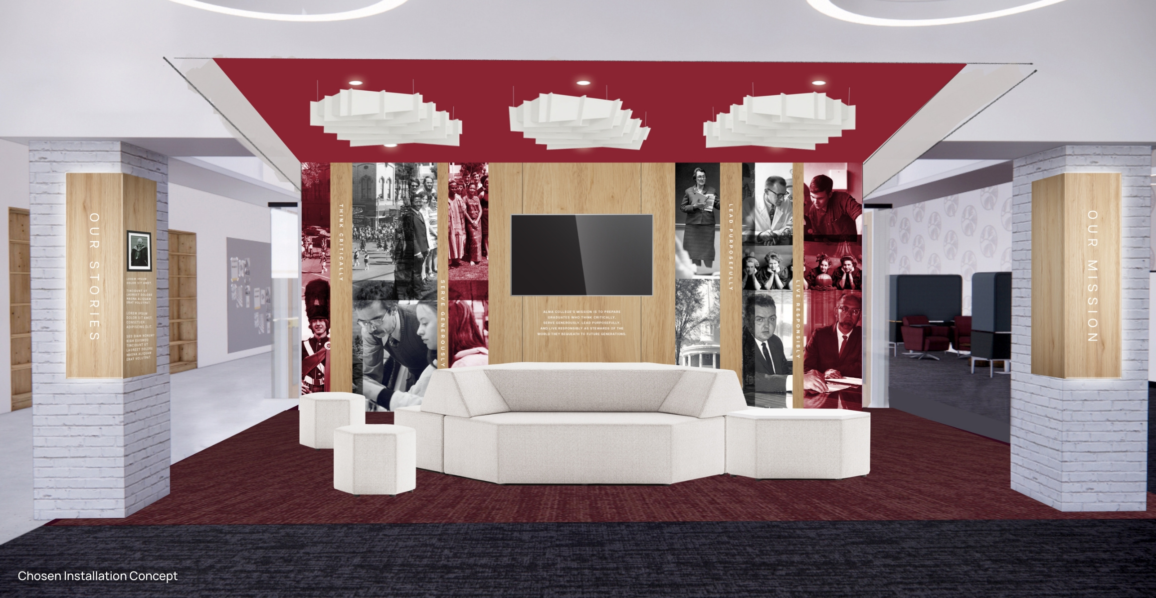 Alma College - Academic Hall of Fame Installation