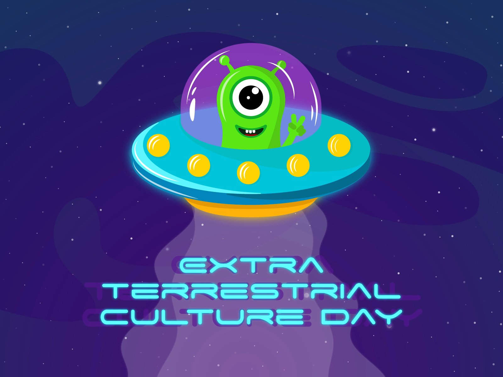 Extraterrestrial Culture Day by Gabriela Sanchez on Dribbble