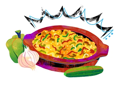 Food of Asheville, NC - Chow chow culture food illustration lifestyle
