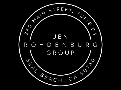 JEN ROHDENBURG Real Estate Logo 2023 design 2023 design logos 2023 logos best new logos branding design graphic design logo new logos vector