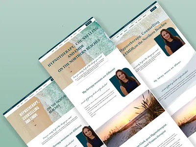 Blue Sky Life Therapy – Website Design Exploration aestheticdesign beach landingpage sky therapydeign ui uiuxdeign websitedesign