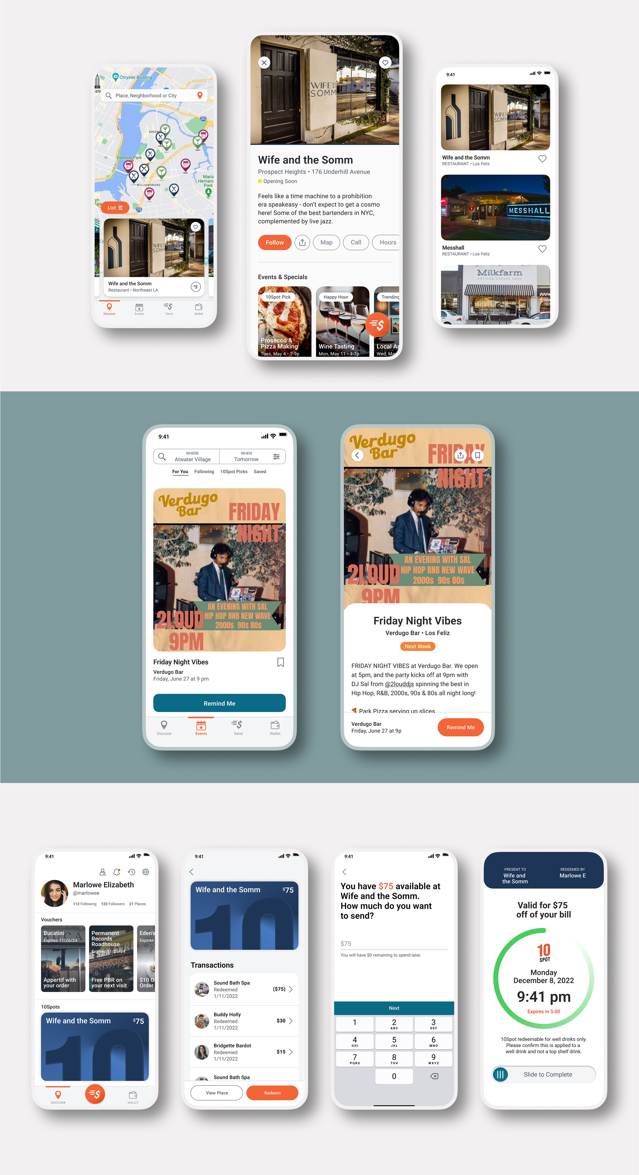 10Spot App app design graphic design ios iphone product design ui