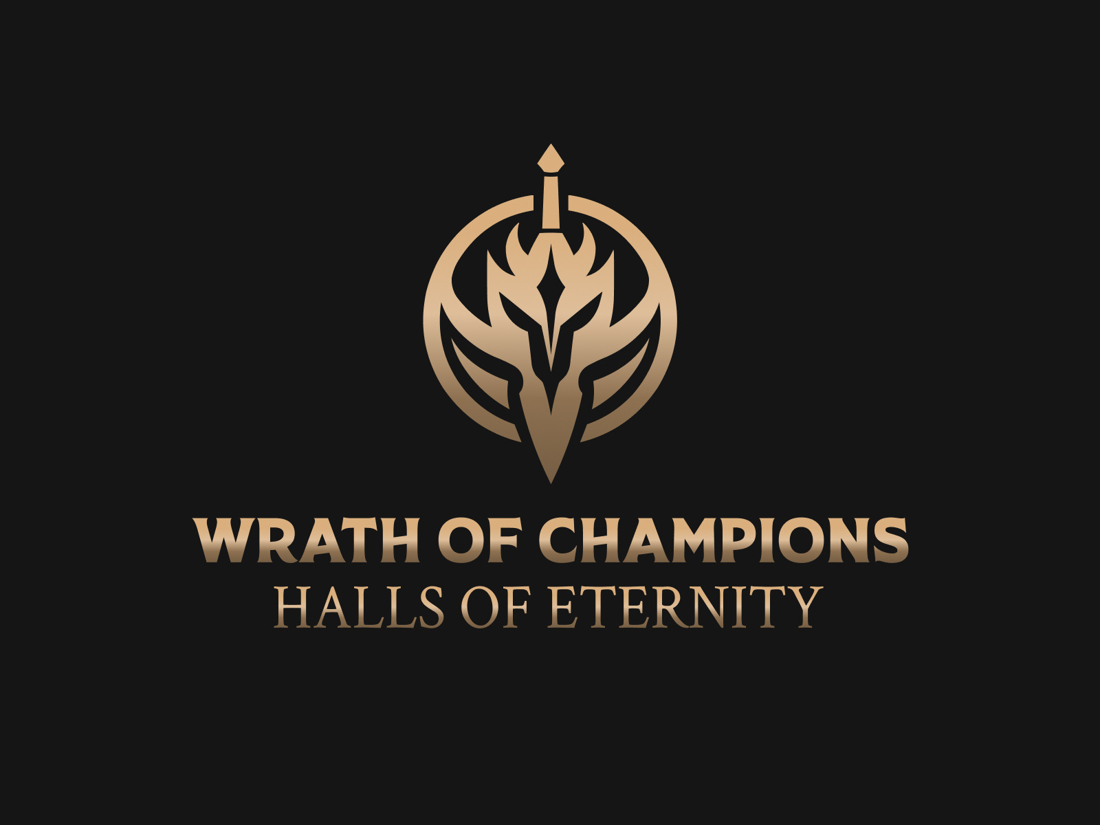 Wrath of Champions - Logo Design branding game logo graphic design logo