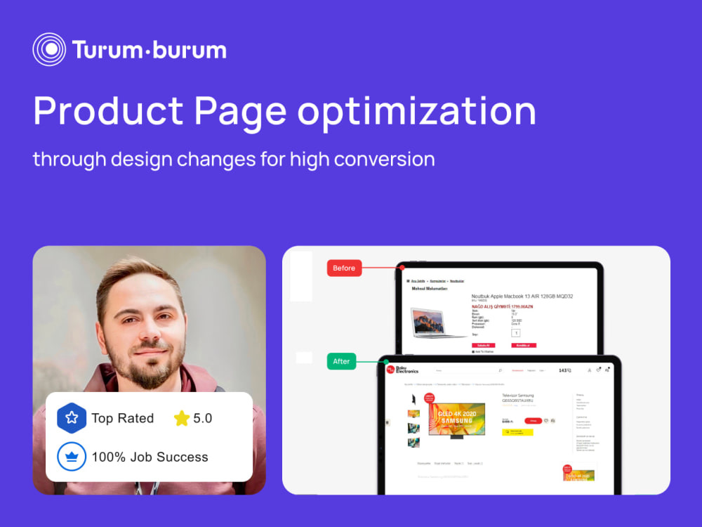 Example of Product Page Optimization
