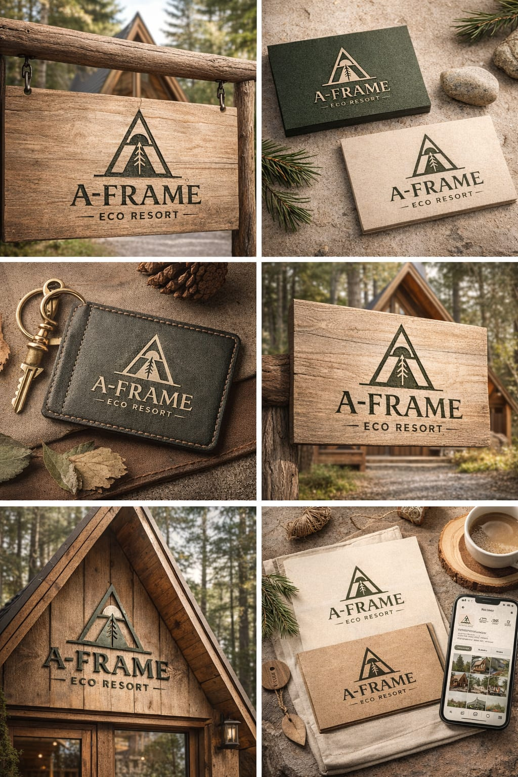 Example of Eco Friendly Logo Brand Identity Design