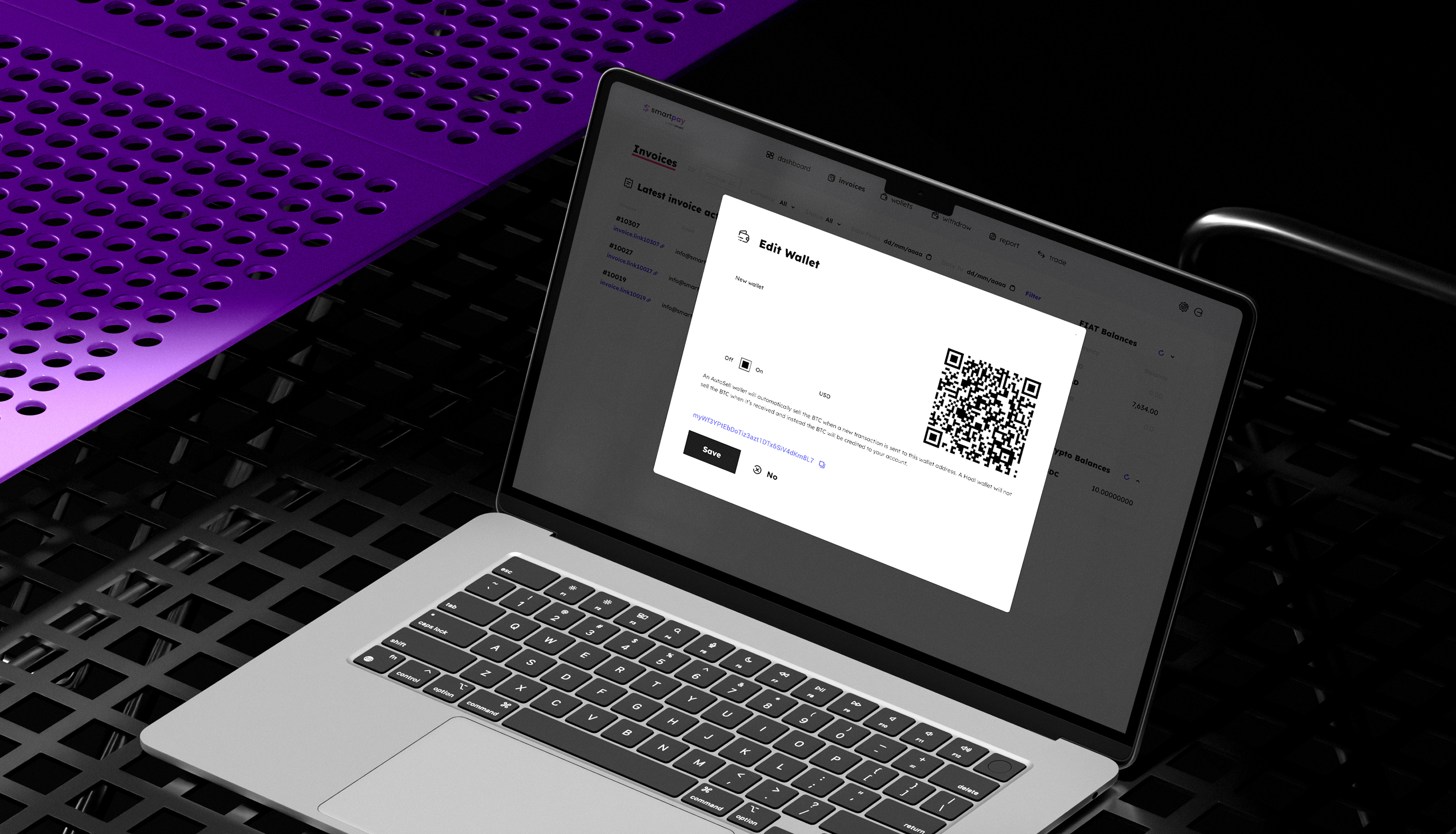 SmartPay — B2B Crypto Payments Dashboard b2b saas conversion optimization crypto payments dashboard architecture design systems enterprise ui fintech ux information hierarchy interaction design navigation optimization product design system thinking trust centered design