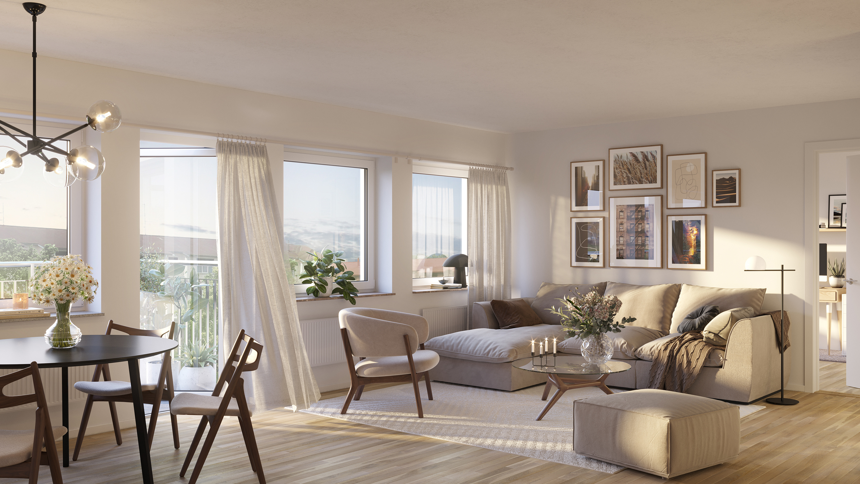 Apartment renders for sales | Sweden 3d interior photorealistic render visualization