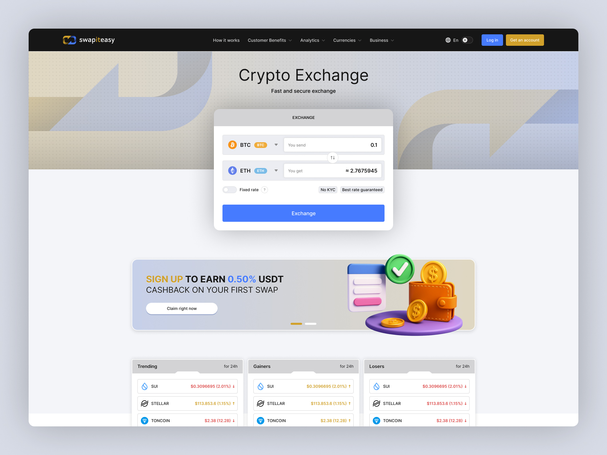 Swapiteasy - Website Design graphic design ui web design