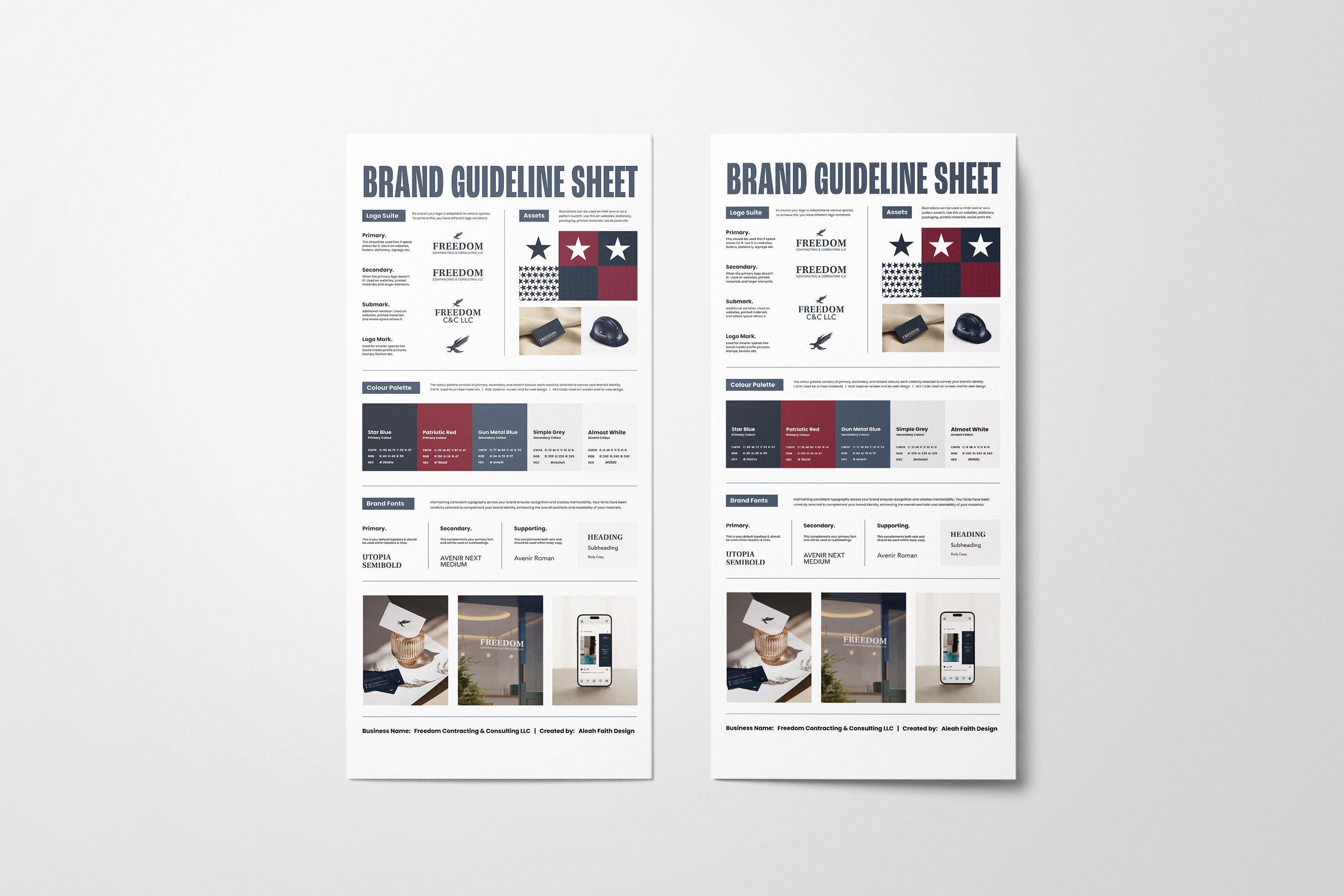 Example of Brand Guidelines Refresh   Sheet/Packet