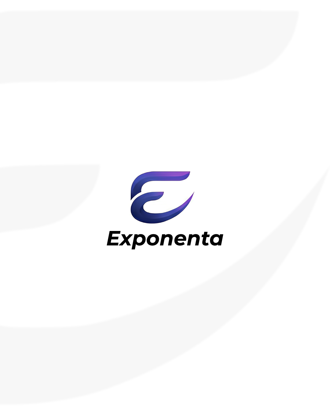 Exponenta Logo Design e logo design logo minimal logo technologhy logo