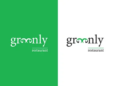 Greenly Restaurant Logo Design branding graphic design logo minimal logo restaurant logo