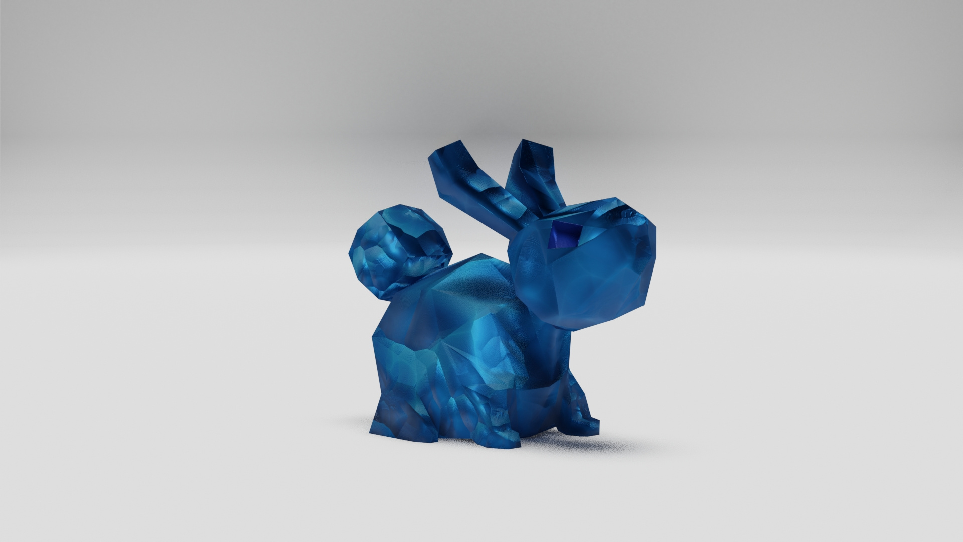 Merge Monastery Ice Sculpture Bunny 3d graphic design