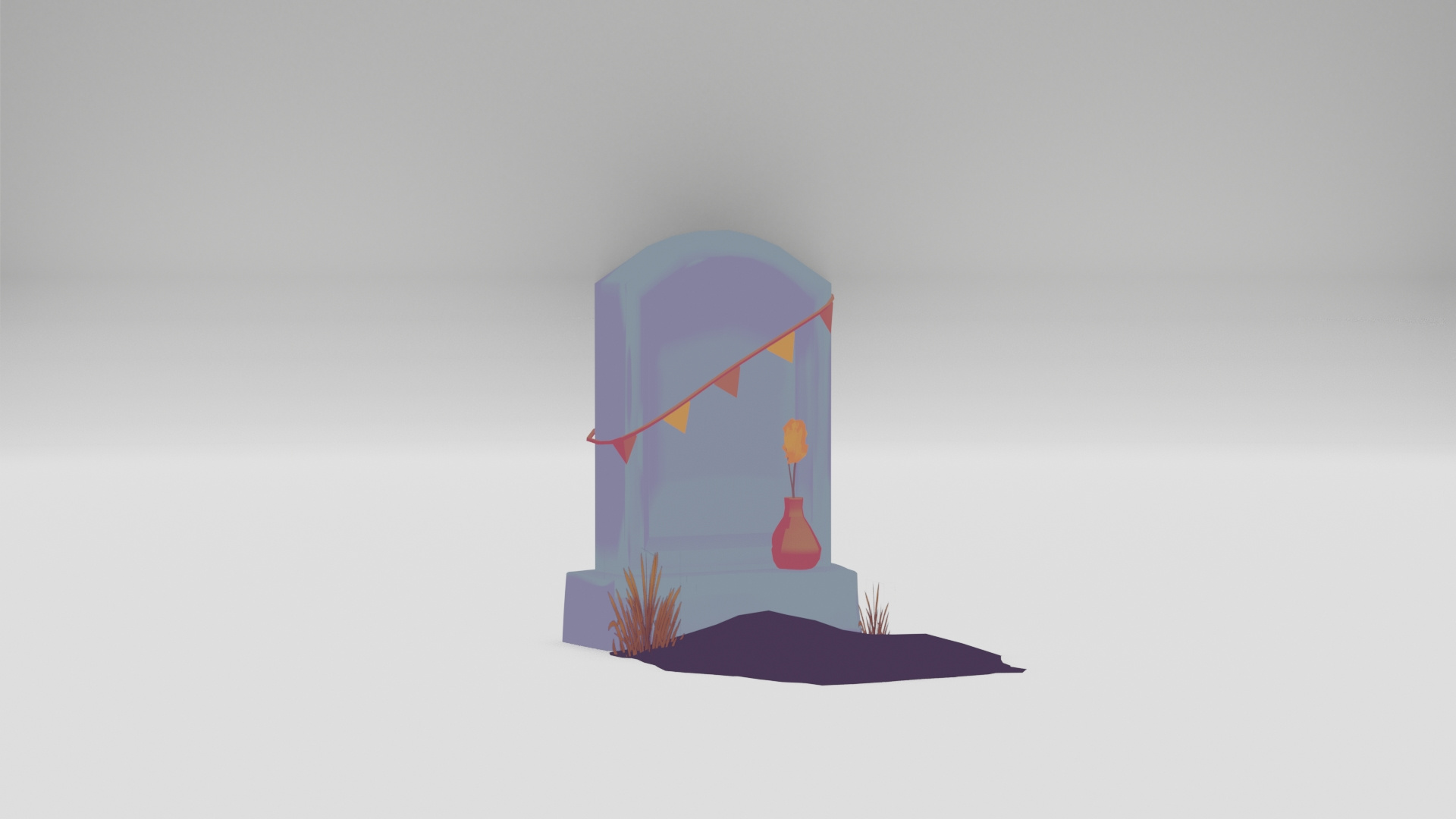 Merge Monastery Gravestone 3d graphic design