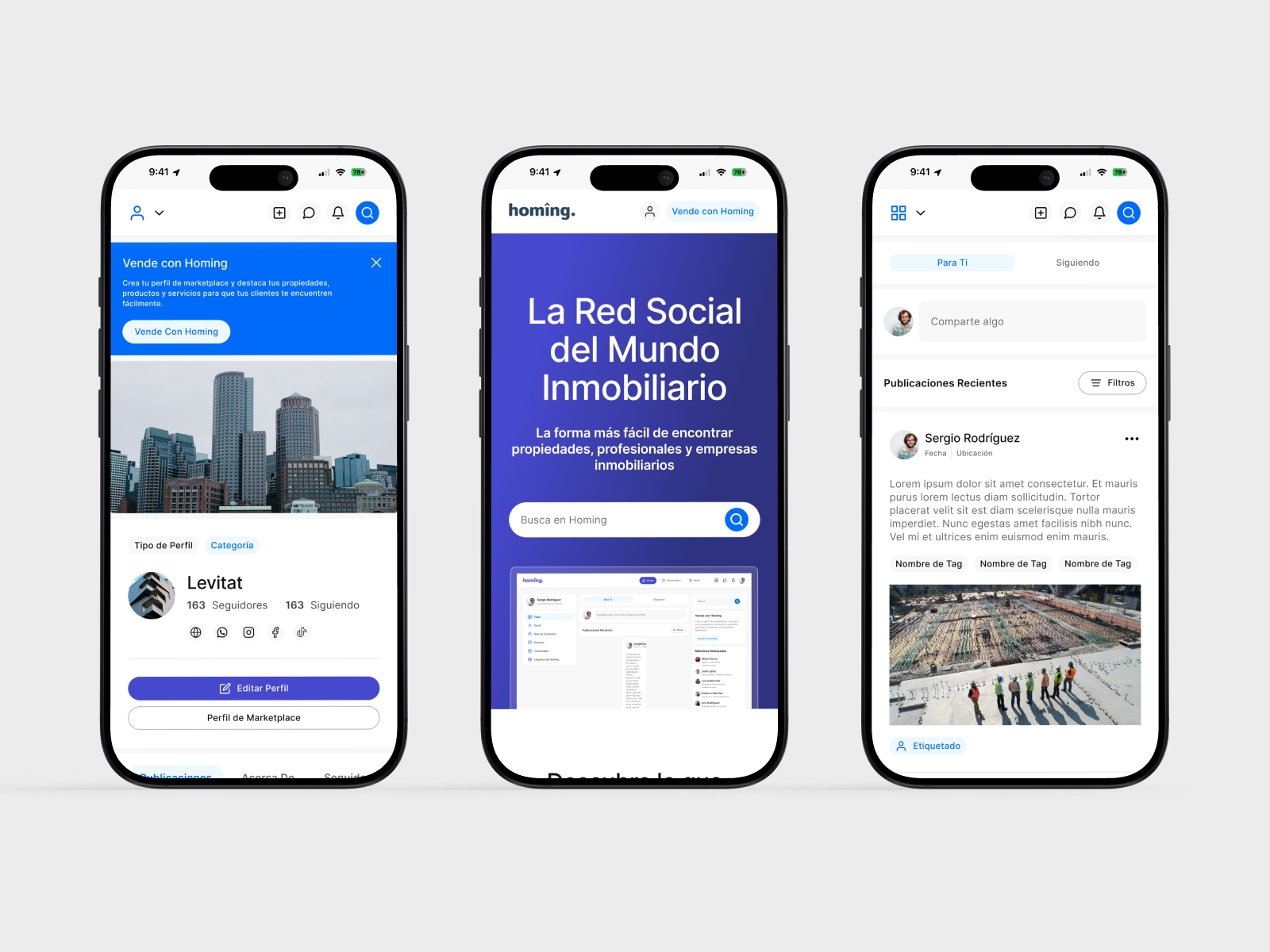 Homing - App Design app app design design landing page ui ux