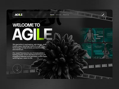 Landing Page - Agile advertising creatives graphic design landing page marketing web design website design websites