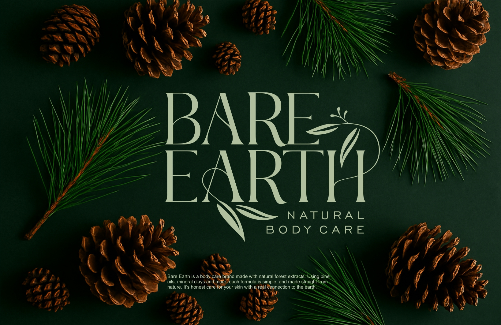 BARE EARTH Branding ads beauty bodycare brand identity branding graphic design logo natural skin skincare