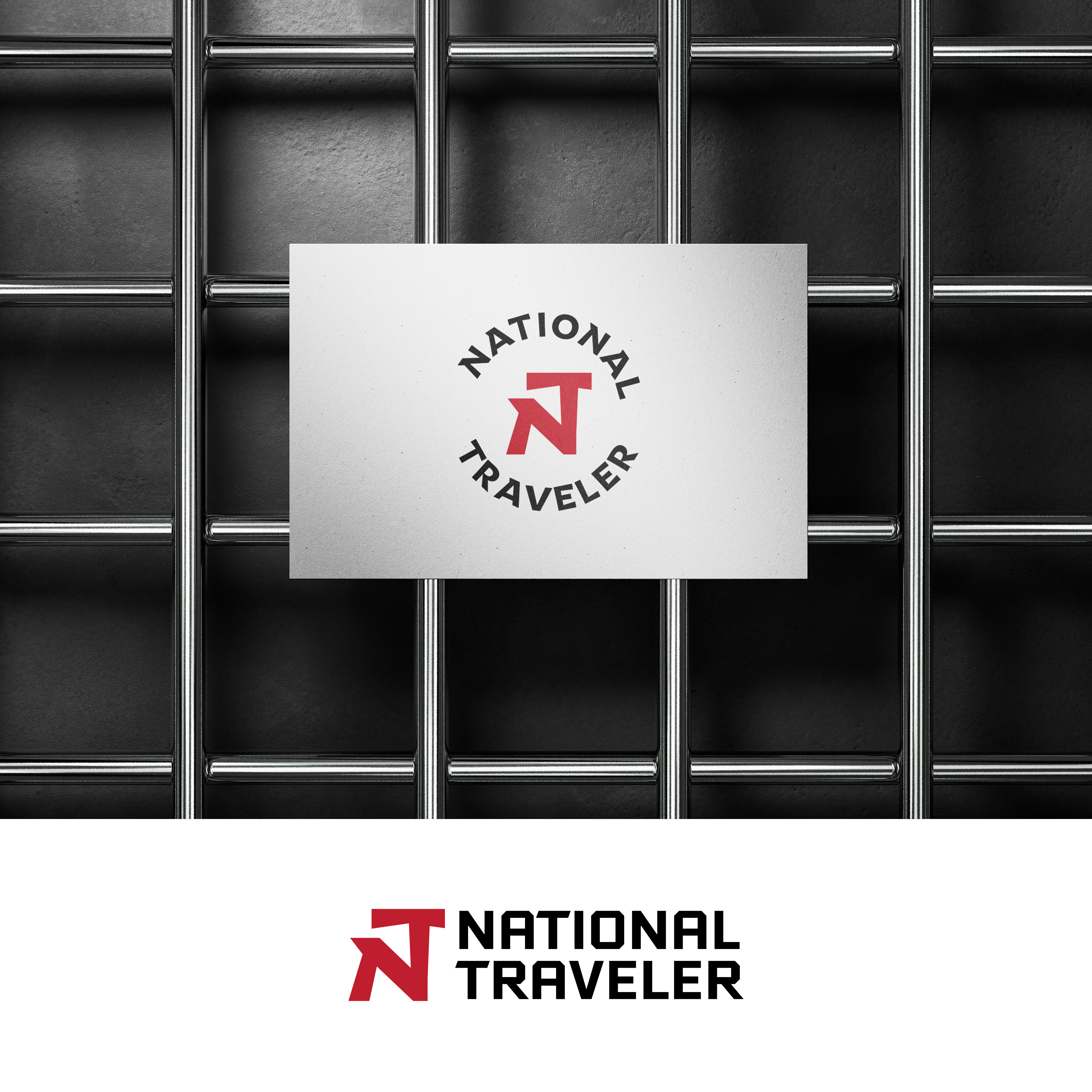 National Traveller logo design. air airplane business company concept design flight graphic holiday icon illustration journey logo plane summer symbol tourism travel vacation vector