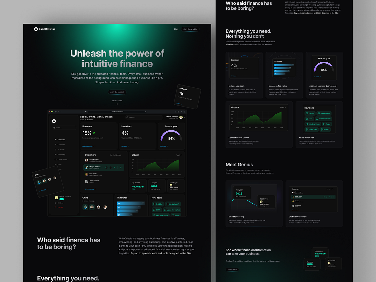 QuartRevenue - Web Design & SaaS