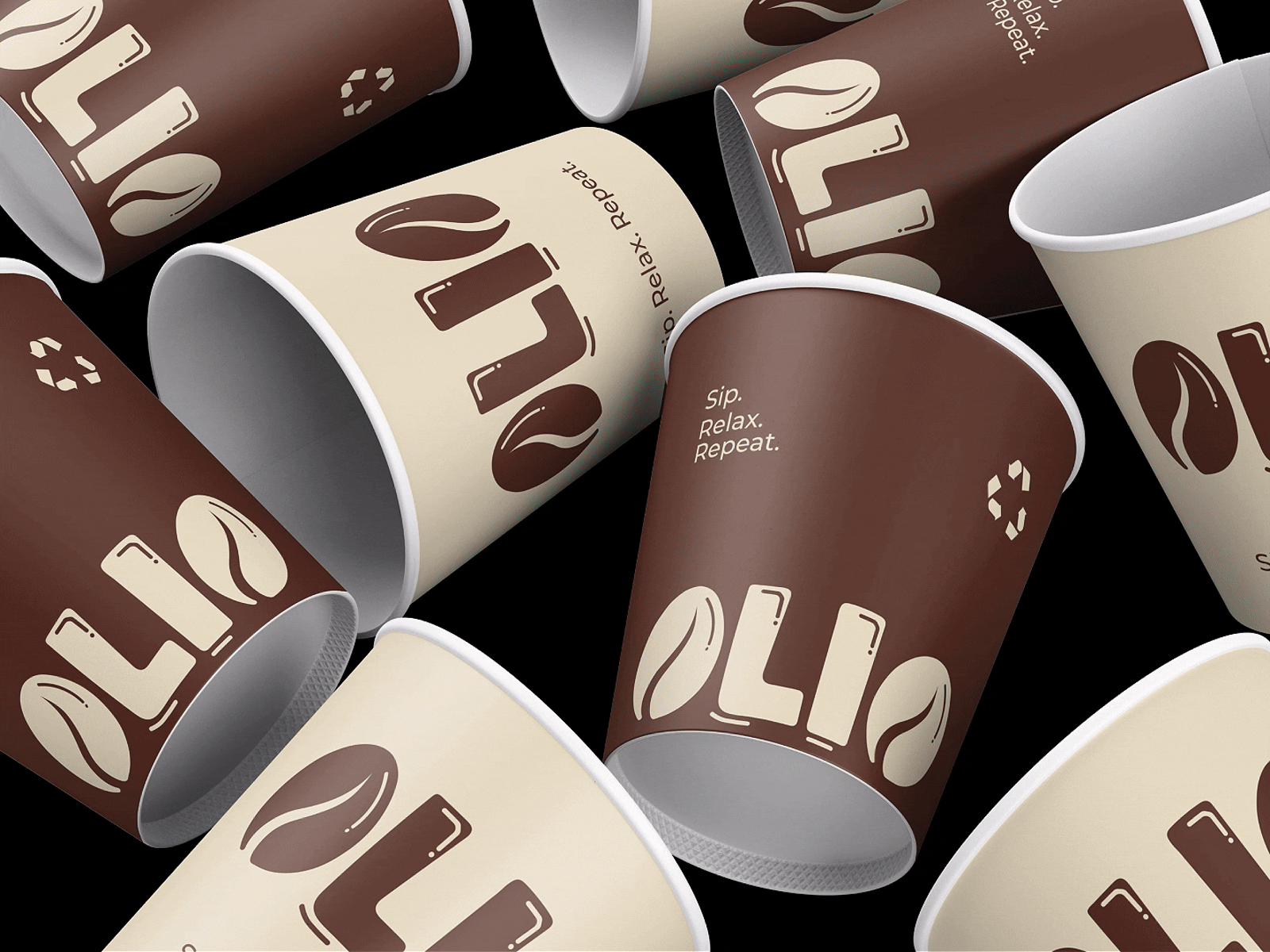 Example of Cafe & Coffee Shop Logo & Brand Identity