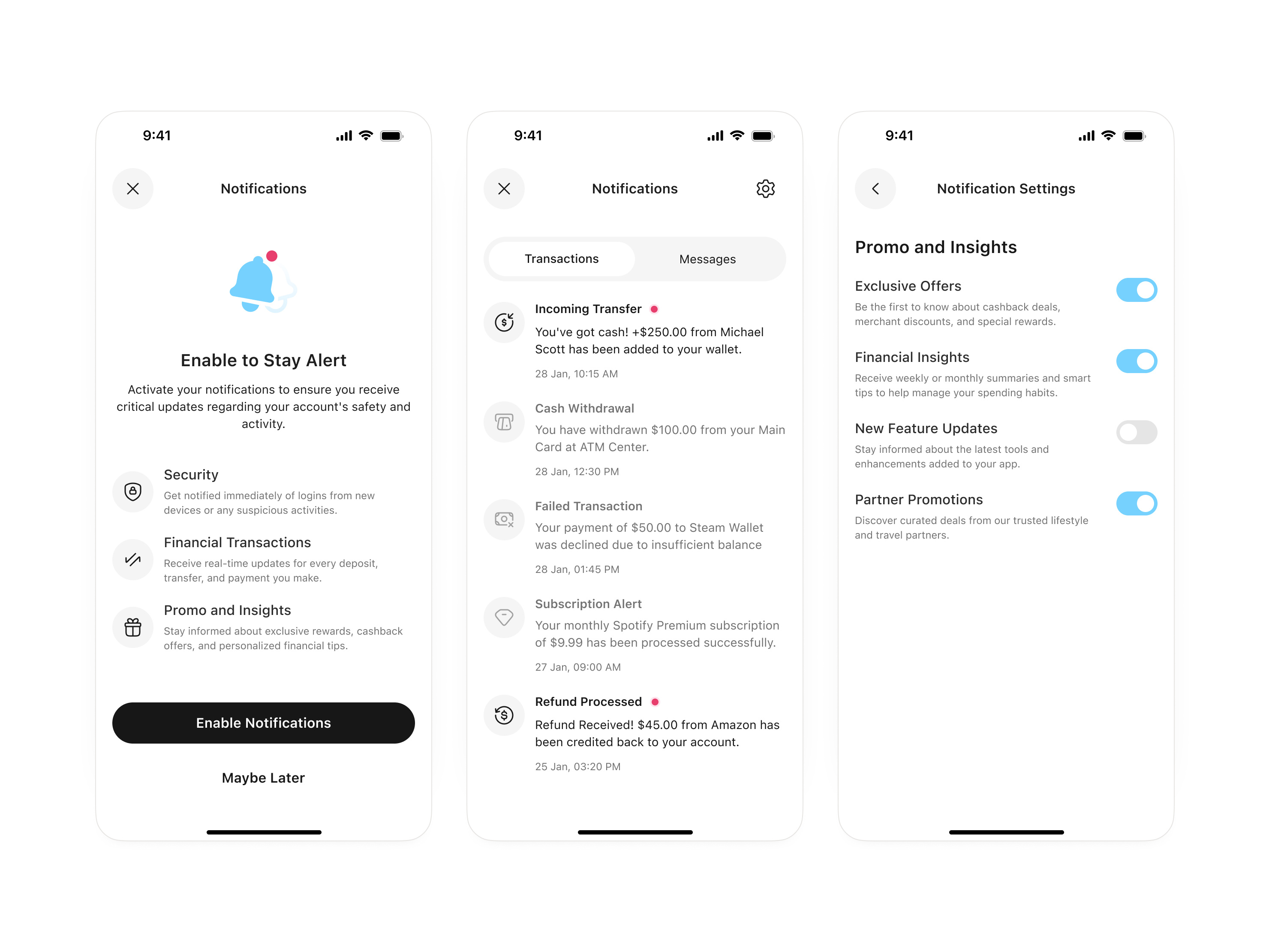 Notifications