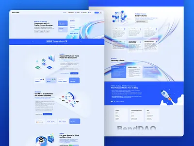 BEND DAO benddao blockchain crypto decentralized finance nadcablabs nft ui userexperience userinterface ux web3
