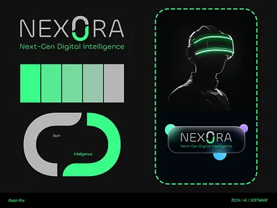 Next-Gen Digital Intelligence ai branding brand identity branding design digital intelligence futuristic design graphic design illustration logo logo design minimal minimal logo modern modern identity startup branding tech logo tech startup ui vector visual identity