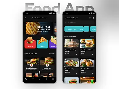 Food App 3d animation branding deliveryapp food graphic design logo mobileapp motion graphics orderyourfood ui