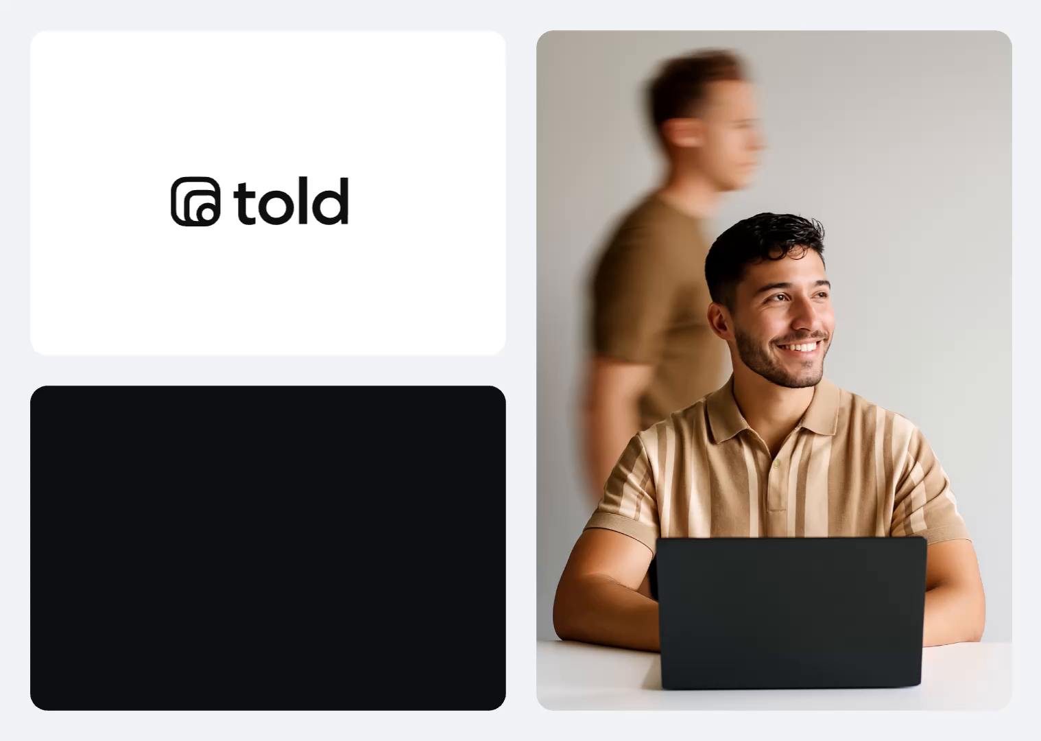 Example of Told rebranding