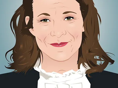 Chicago Mag / Lily Taylor design illustration portrait design quickhoney