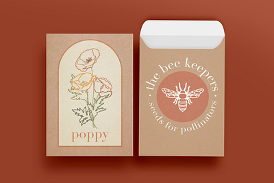 Illustration & Packaging Design: The Bee Keepers seeds graphic design illustration label design packaging design