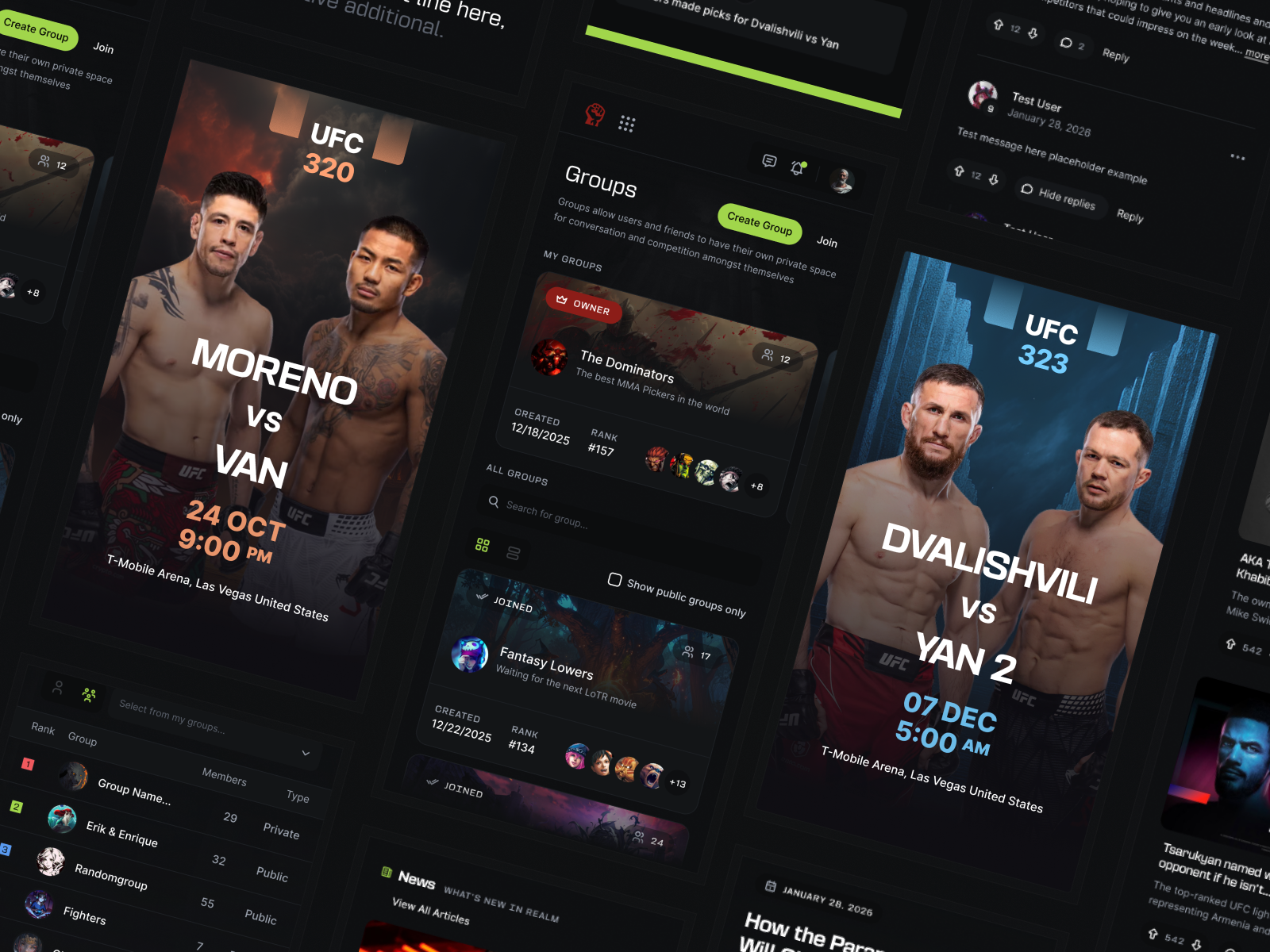 Fantasy Sports Mobile App + Event Marketing Design