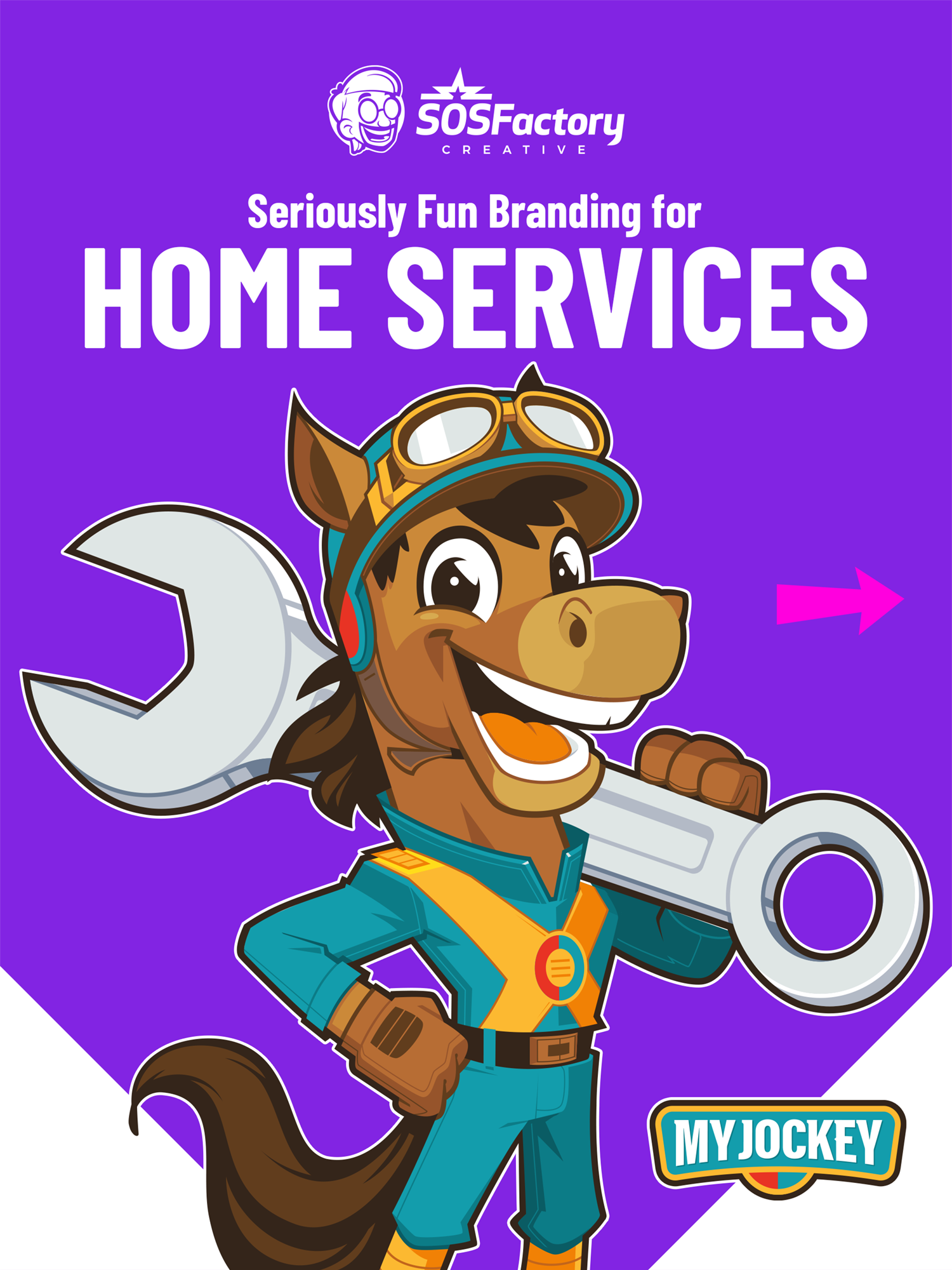 MY-JOCKEY: Home Services Rebranding brand identity contractor branding fun branding home services branding hvac branding mascot design mascot logo rebranding van wrap