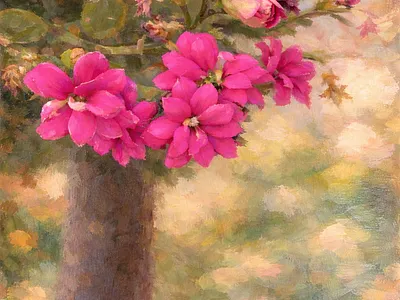 Nature Reimagined Through AI 3d ai ai art art technology artificial intelligence branding creative ai dall·e digital art digital painting floral art generative art graphic design impressionism logo motion graphics photoshop ui
