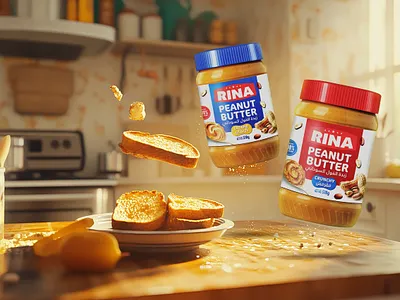 Peanut Butter Packaging Design graphic design label design packaging