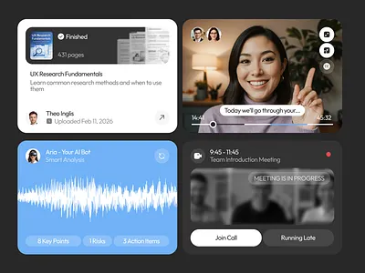 AI Productivity Dashboard — UX/UI Concept ai app branding clean concept conference dashboard ecommerce logo product design saas startup ui ux