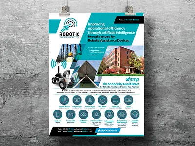 Robotic Devices Magazine Ad — Print Advertising & Tech Branding advertising graphic clean creative design editorial advertisement graphic design layout design magazine ad design marketing modern print print advertising product promotion professional robotic devices robotics branding tech branding technology marketing typography visual communication