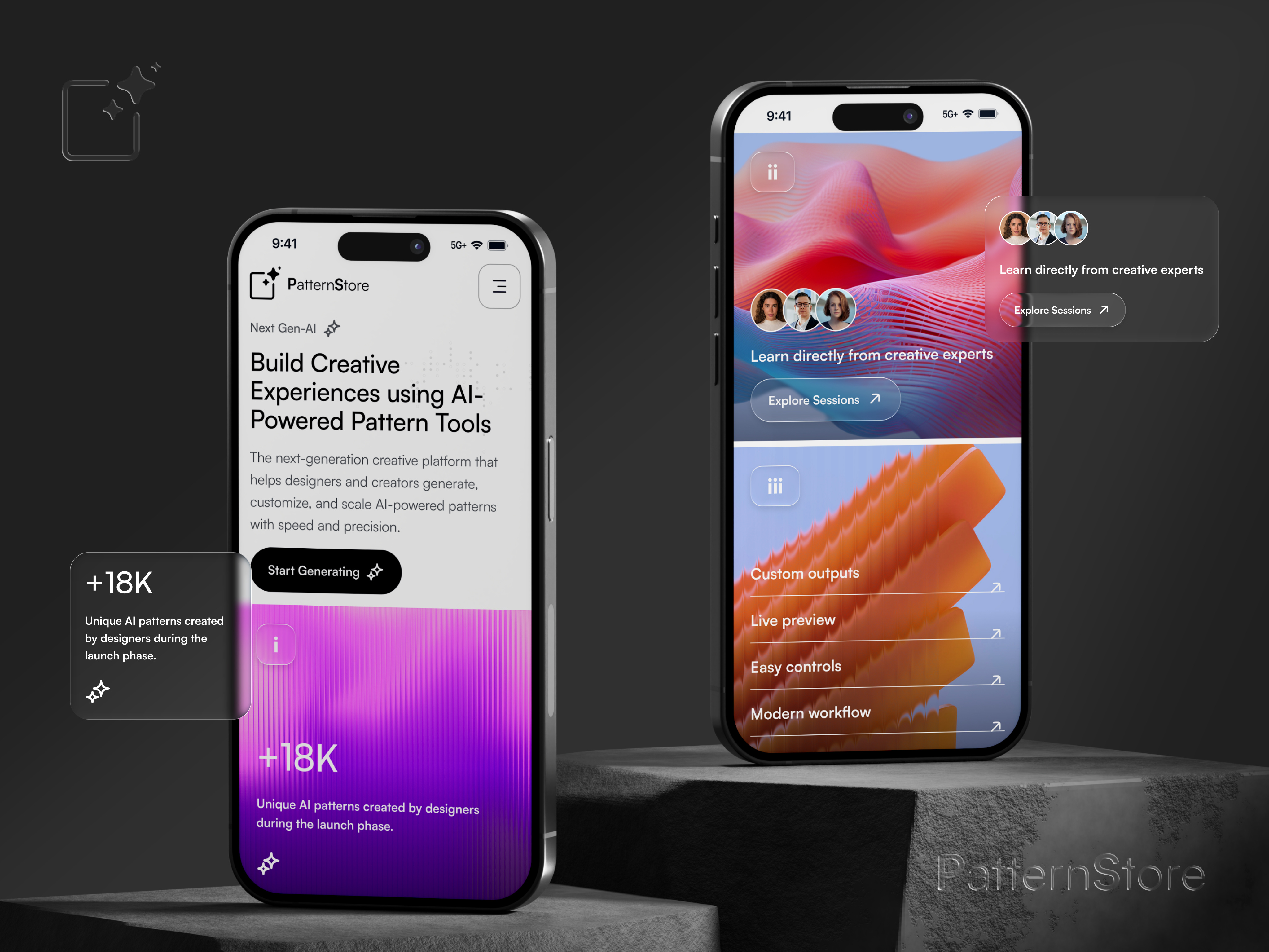 Example of Modern Mobile App UI Design