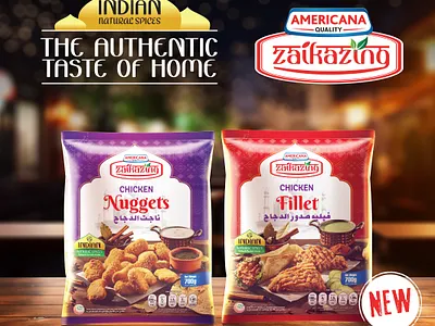 Americana Zaikazing Packaging Design branding design graphic design illustration label design logo packaging