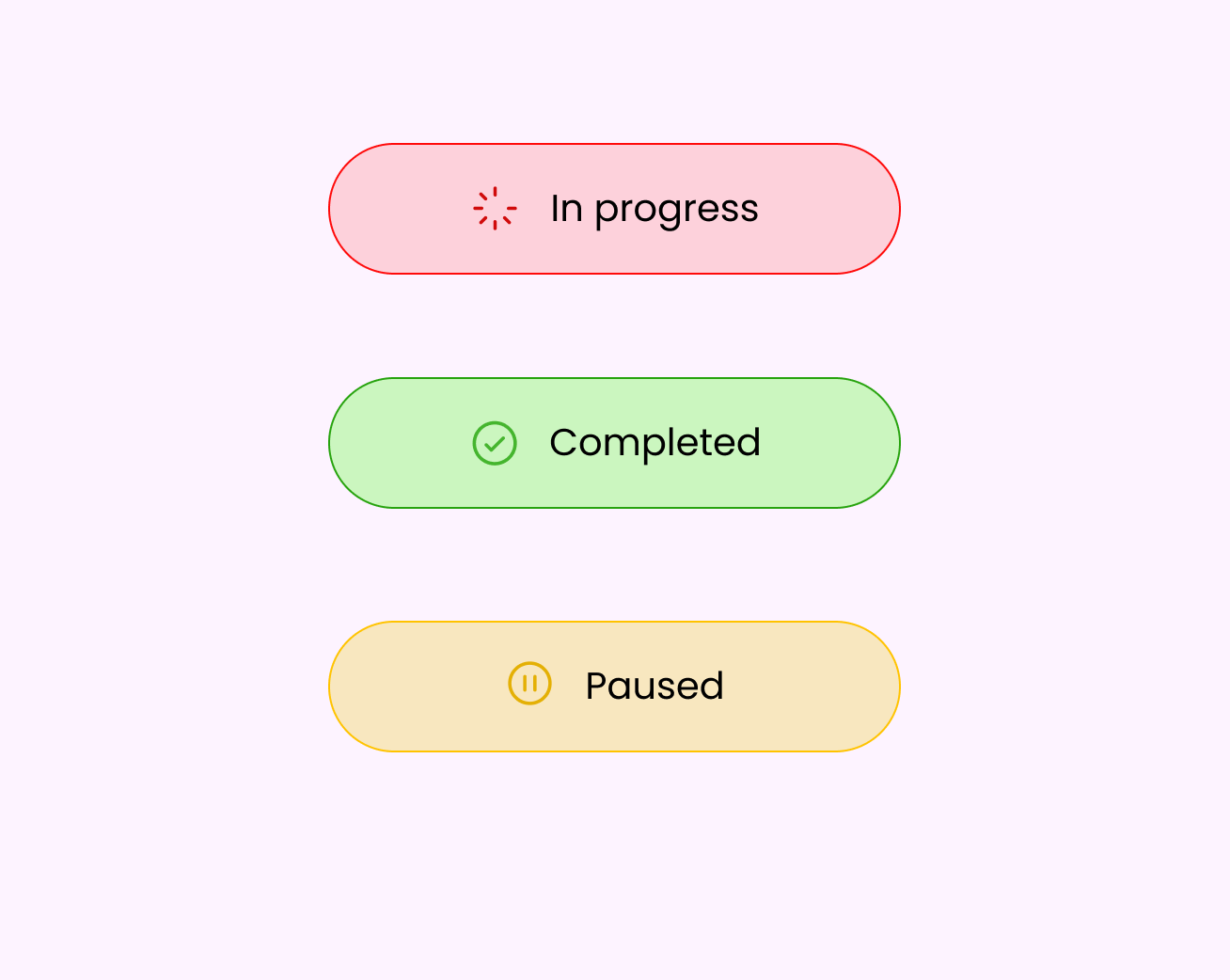 Task Status button figma typography ui ux