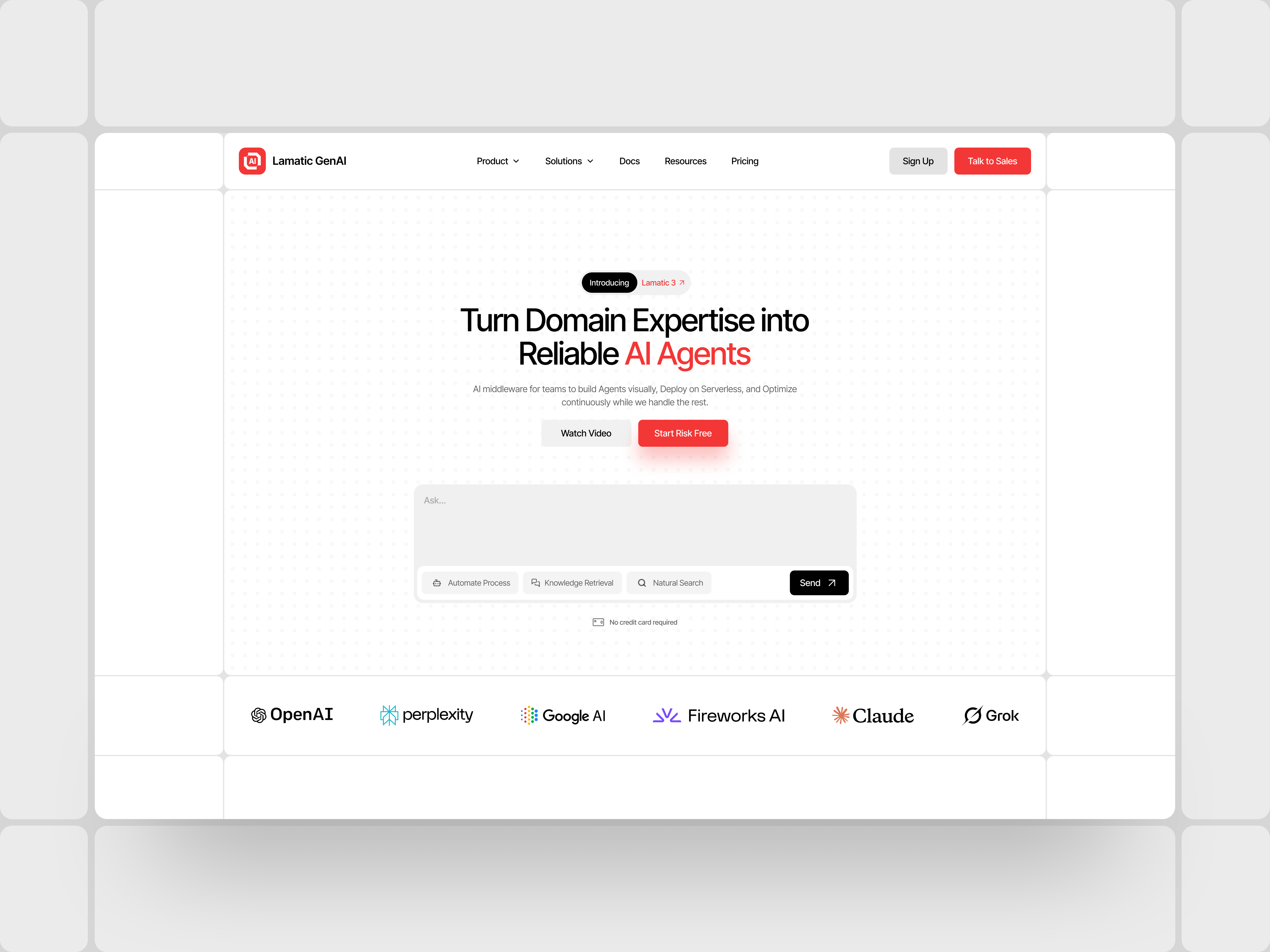 Example of Landing Page Design