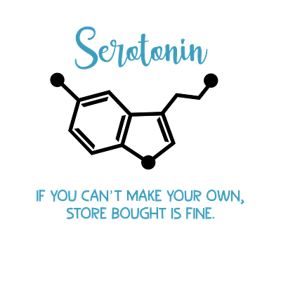 Serotonin cricut cut file design graphic design svg vector