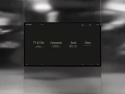 Jason Bergh_Film Production // Case Study_Vol.3.0 animation fashion website modern web design motion design portfolio website transition ui ui design ux design webdesign website