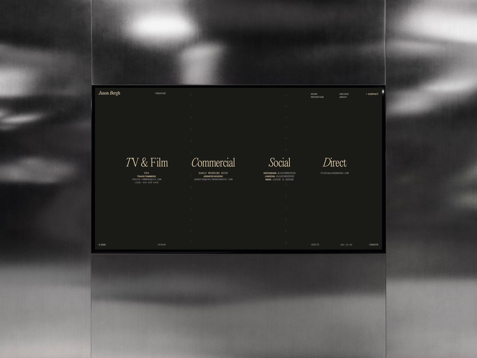 Example of Jason Bergh_Film Production // Case Study_Vol.3.0